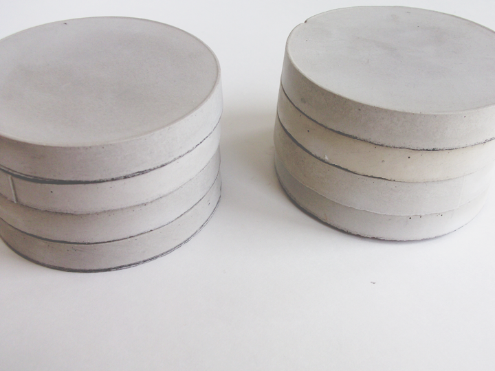 diy | cement coasters - A Daily Something
