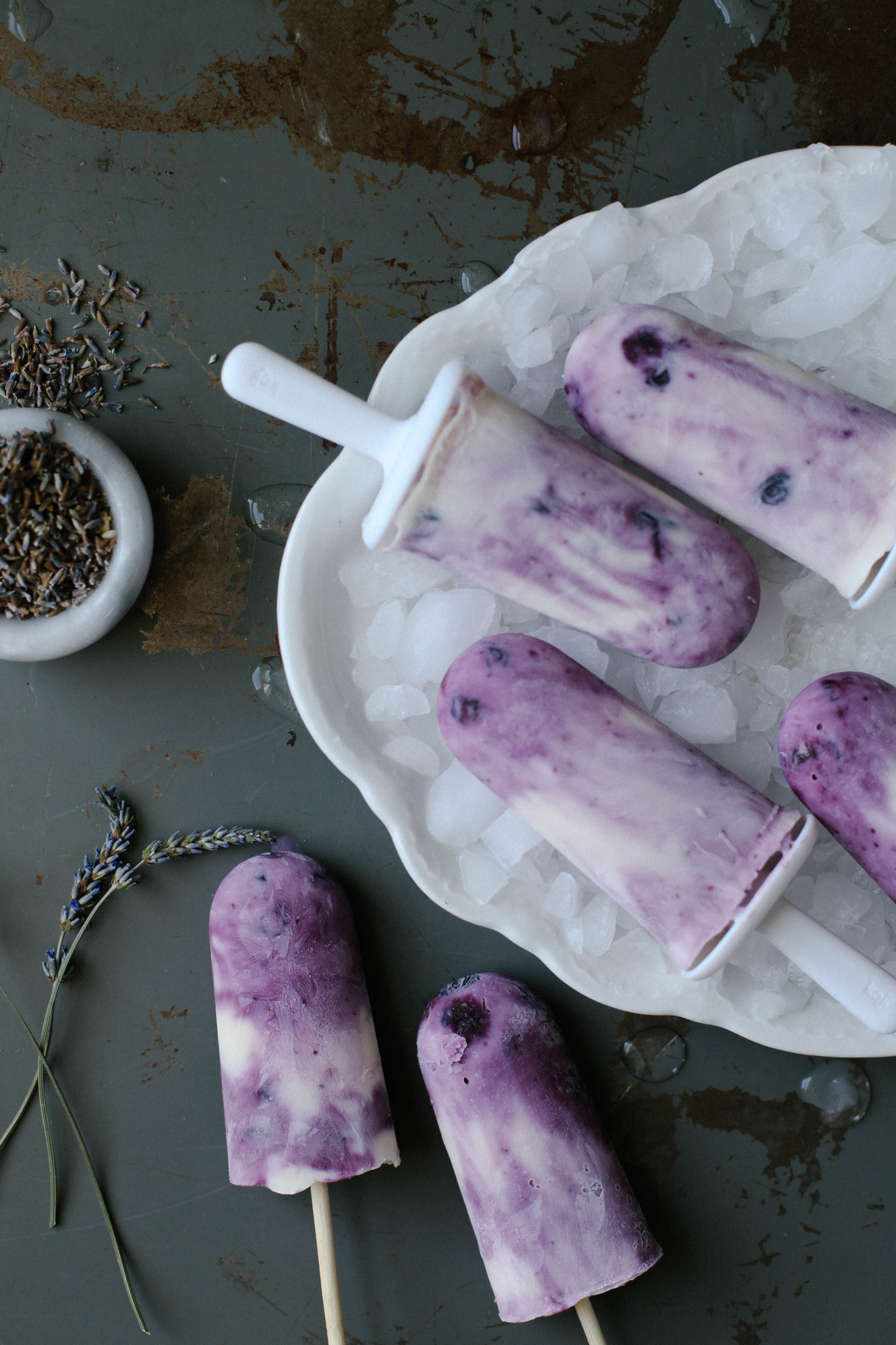 A Daily Something | Recipe - Maple Lavender Blueberry Popsicles