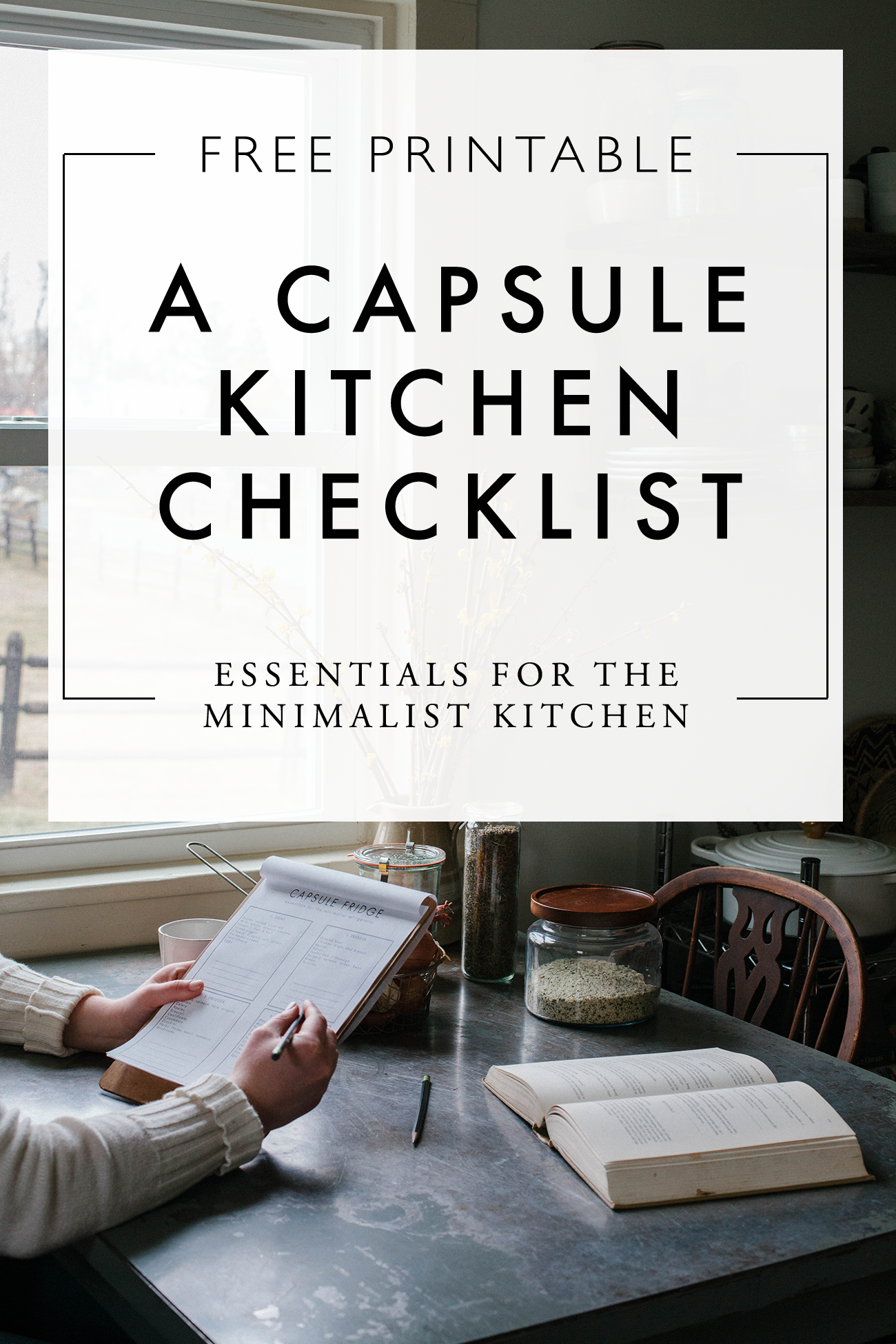 A Capsule Kitchen Essentials For The Minimalist Kitchen A