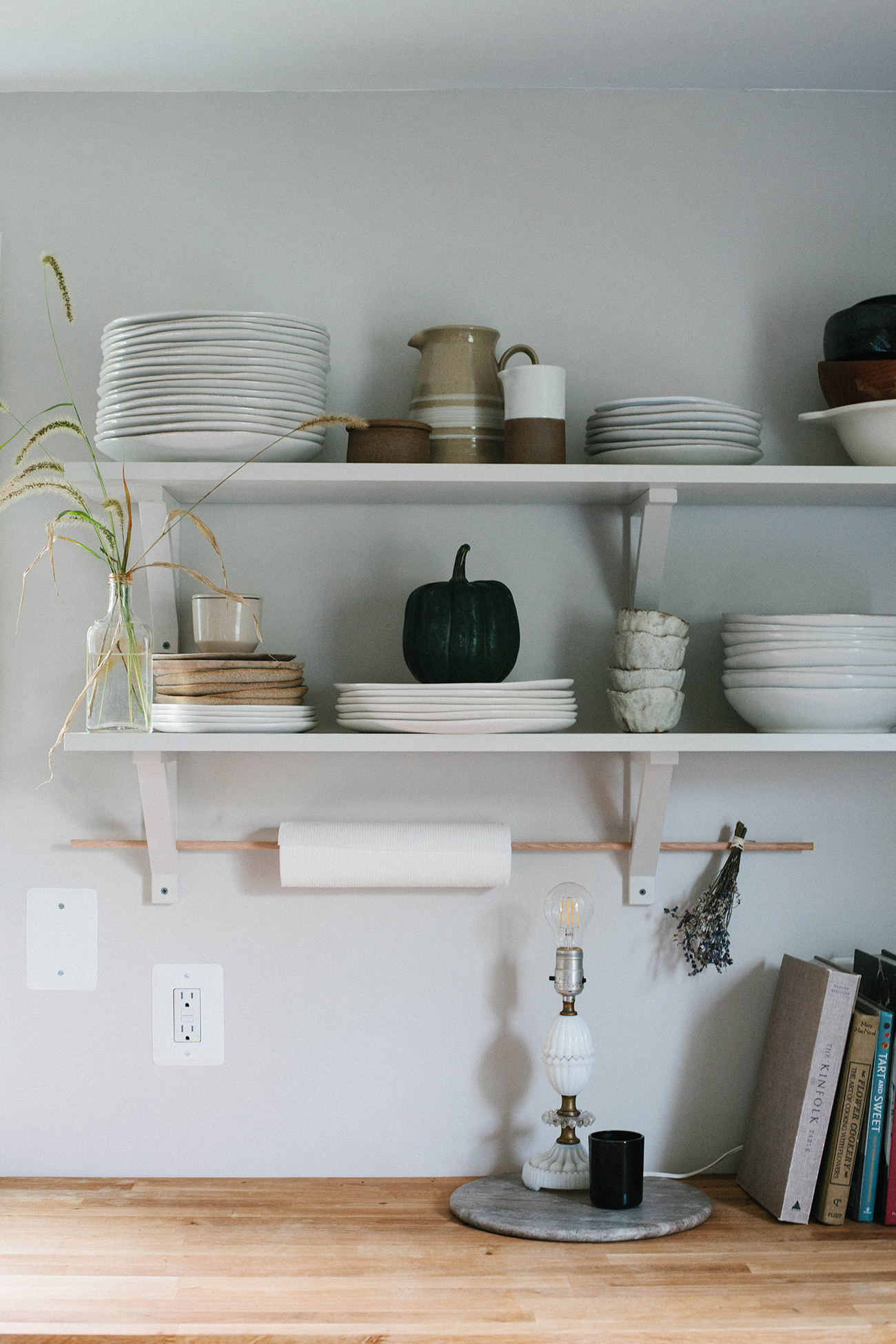 How To Style Open Kitchen Shelves For Autumn A Daily Something