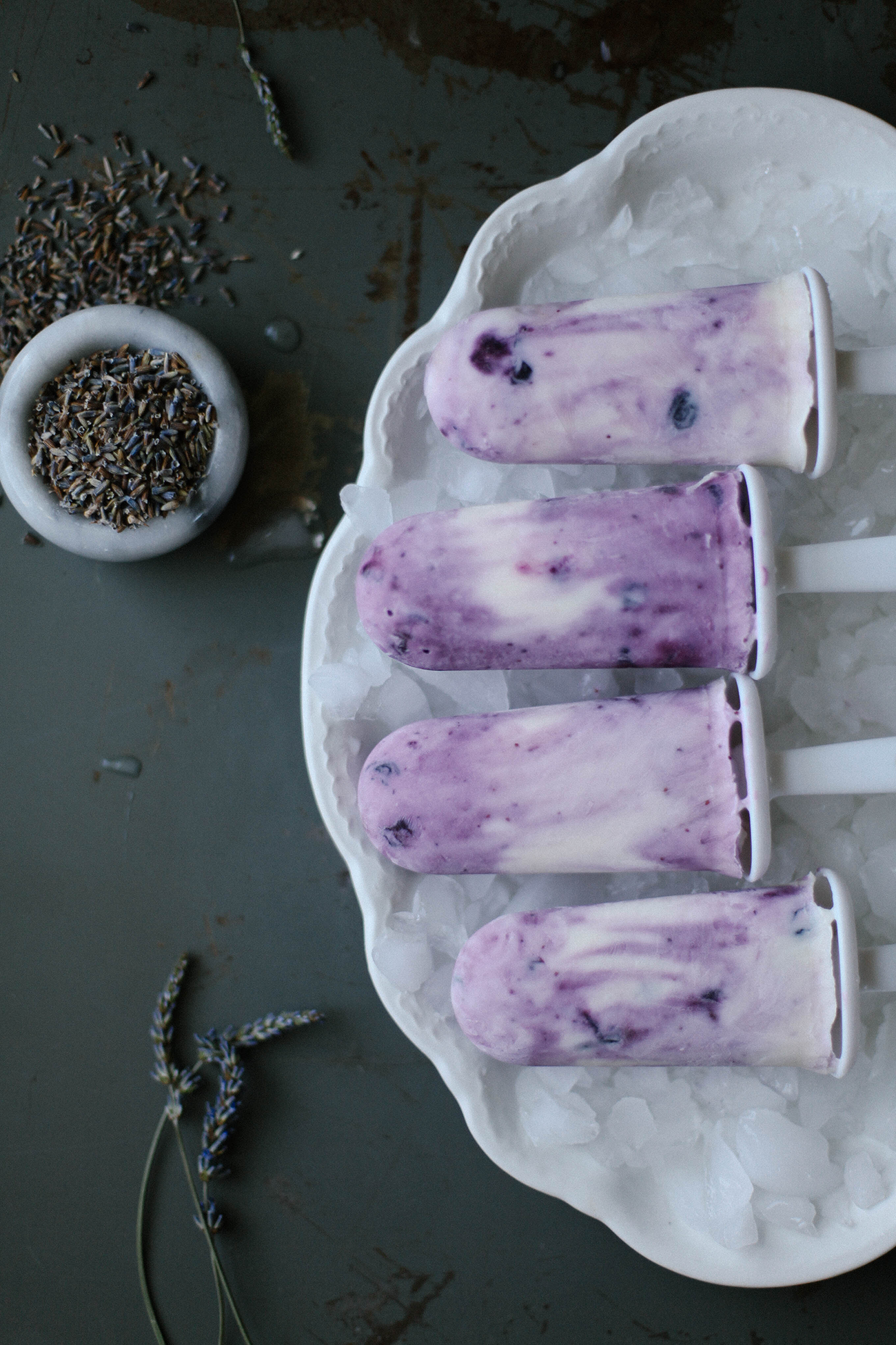 A Daily Something | Recipe - Maple Lavender Blueberry Popsicles