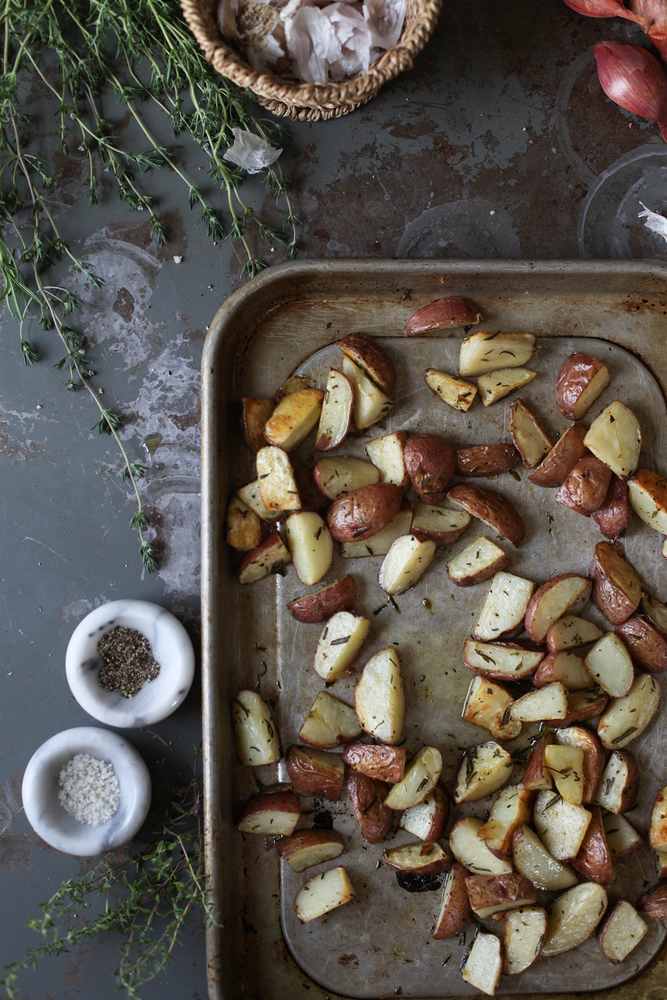 A Daily Something | Herb Roasted Potatoes