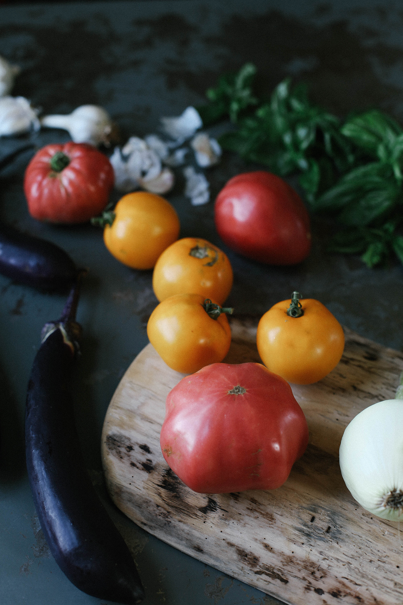 A Daily Something - Roasted Eggplant Tomato Soup