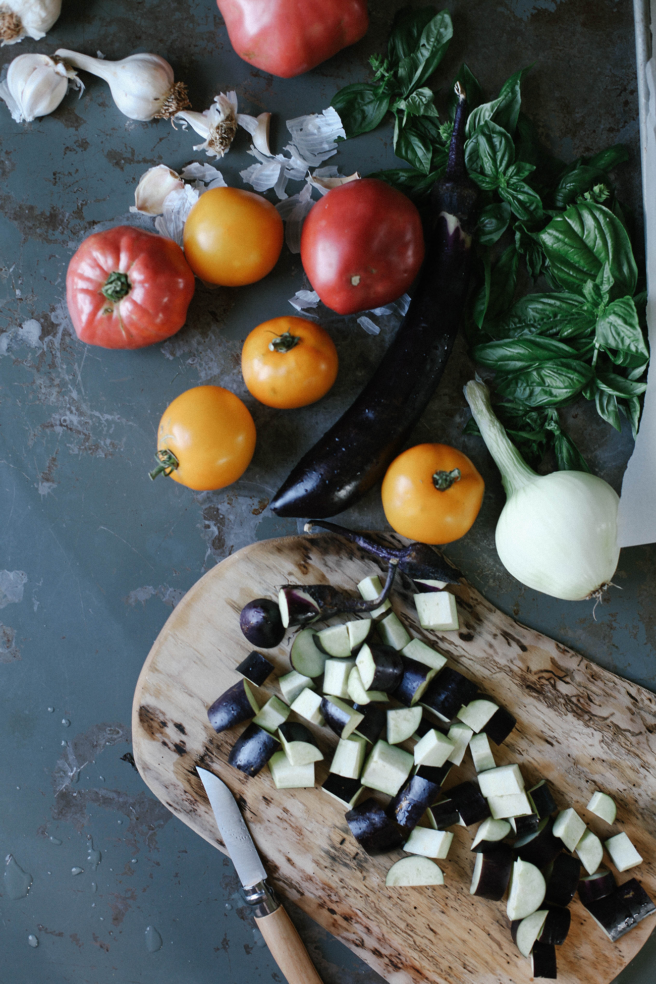 A Daily Something - Roasted Eggplant Tomato Soup