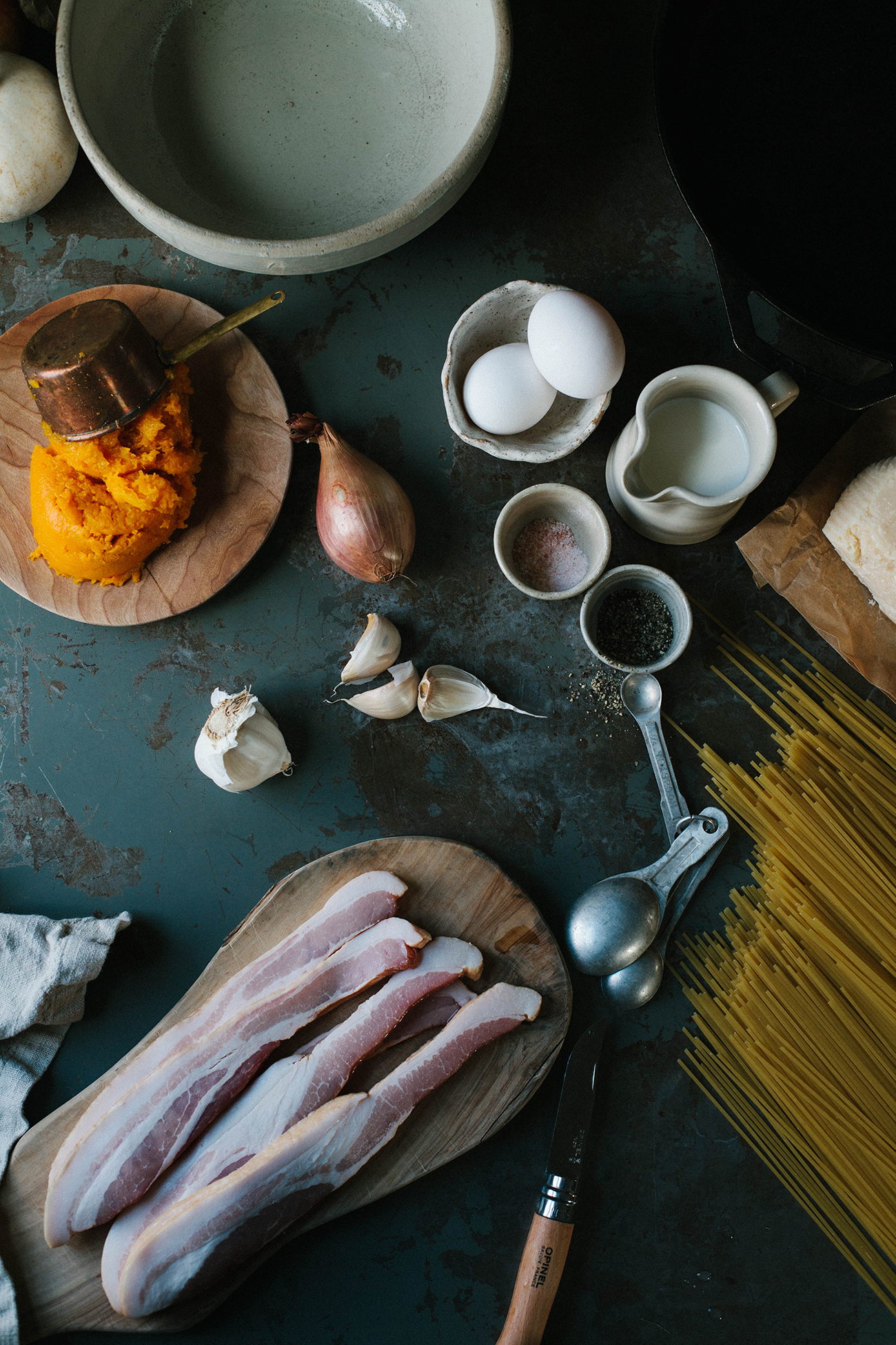 A Daily Something | Recipe - Butternut Squash Spaghetti Carbonara