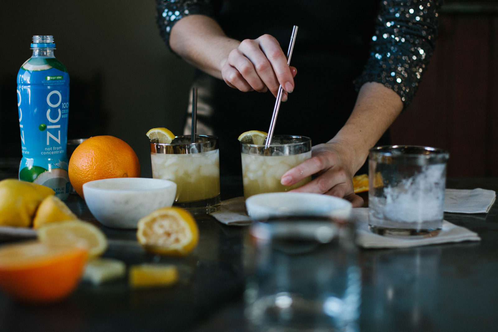 Citrus Coconut Water Vodka Cocktail A Daily Something