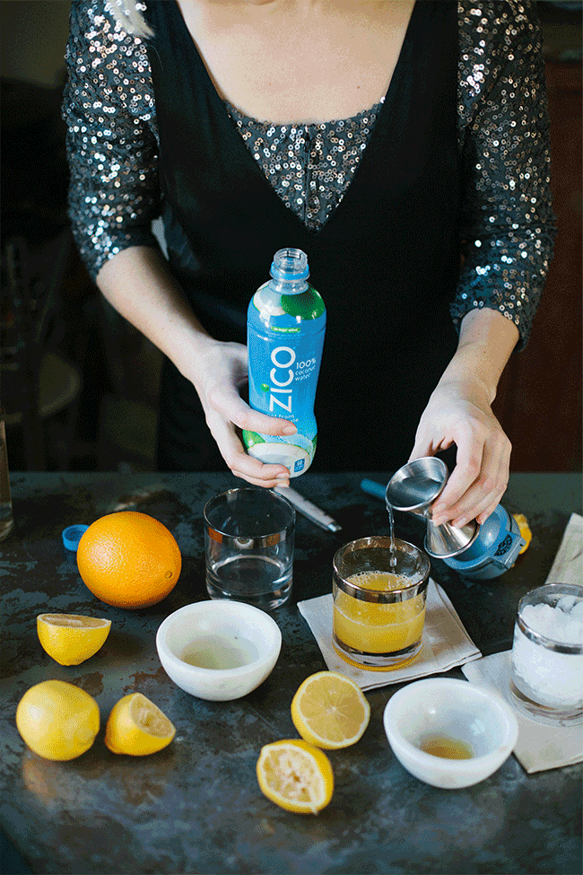 Citrus Coconut Water Vodka Cocktail A Daily Something