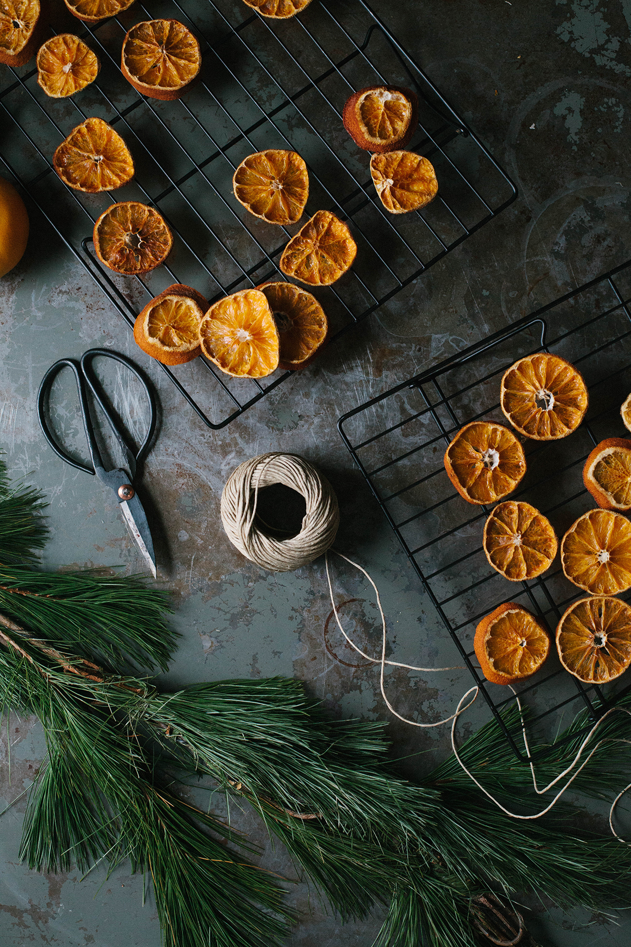A Daily Something | Simple DIY for Dried Orange Garland