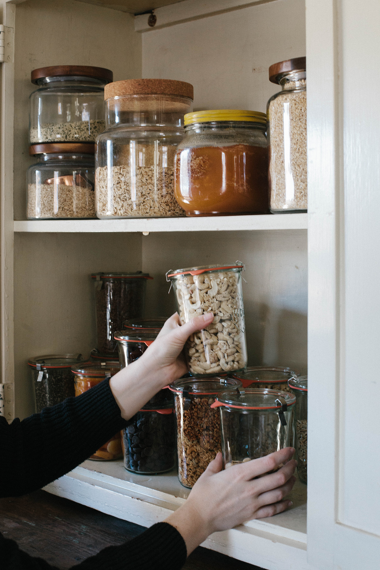 A: Every single pantry needs to have some form of a basket or bin to  contain the general cat…