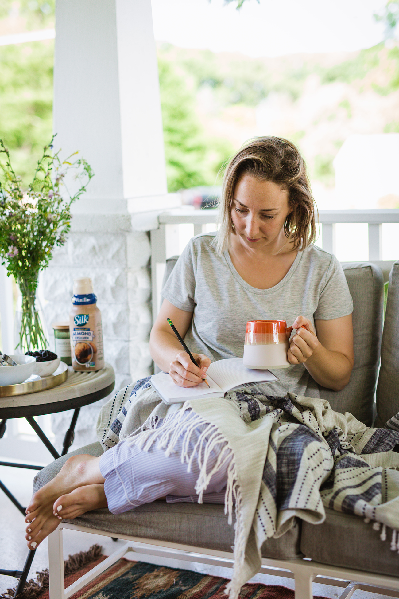 Morning routine with journal